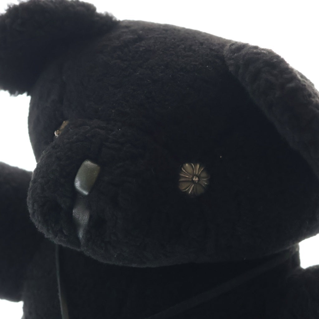 CHROME HEARTS(クロムハーツ) TEDDY BEAR テディベア クロスボール ダガーチャーム付き ぬいぐるみ ブラック/シルバー