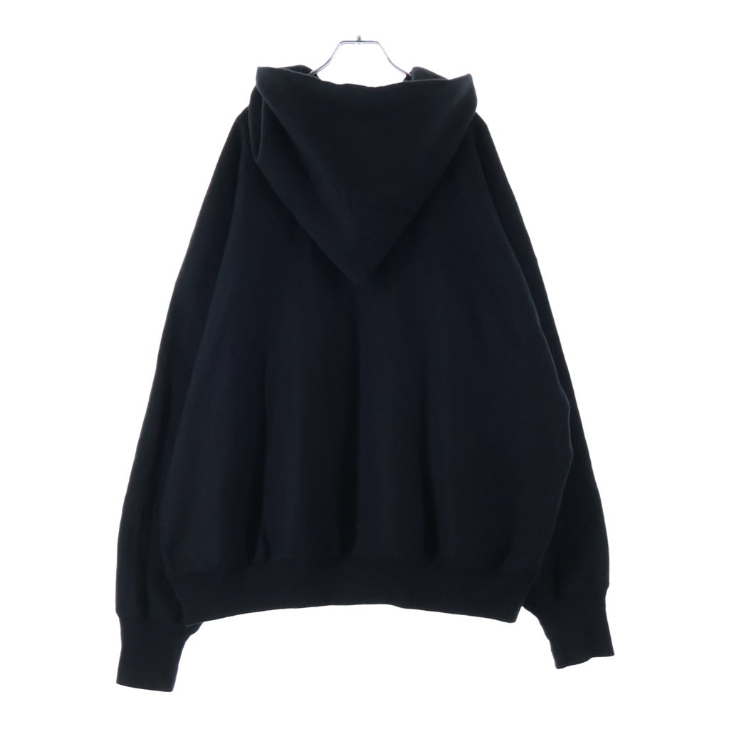 READY MADE(レディメイド) 24AW HOODIE ARCH LOGO アーチロゴプリント プルオーバーパーカー フーディー ブラック RE-CO-00-00-286