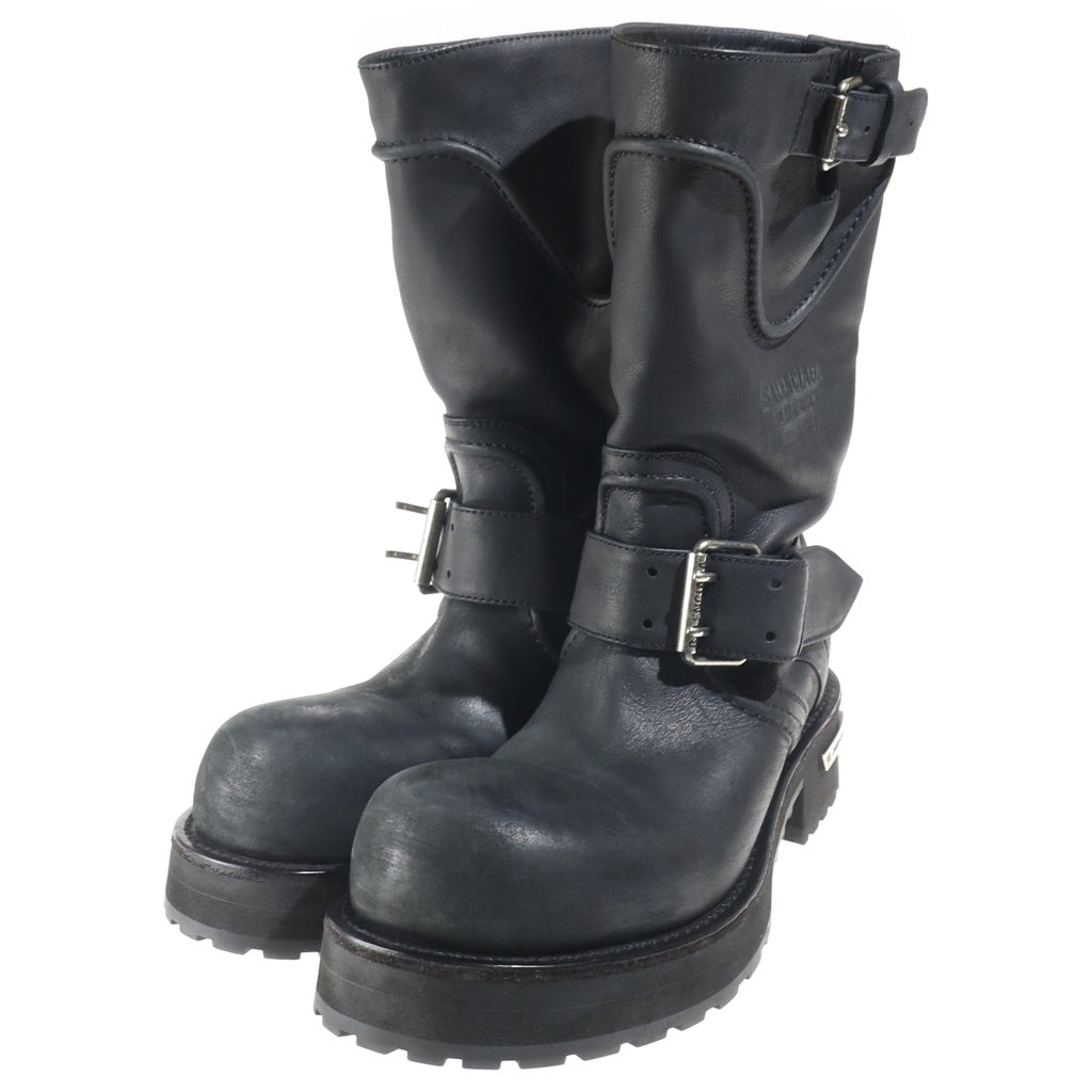 BALENCIAGA(バレンシアガ) VENOM ヴェノムレザーロングブーツ ブラック 833581
