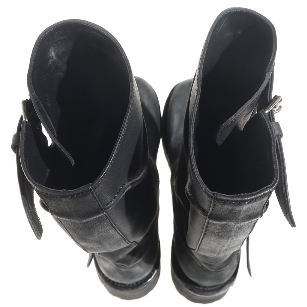 BALENCIAGA(バレンシアガ) VENOM ヴェノムレザーロングブーツ ブラック 833581