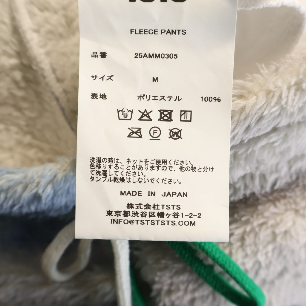 TSTS(ティーエスティーエス) 25AW FLEECE PANTS 総柄 フリースパンツ マルチカラー 25AMM0305