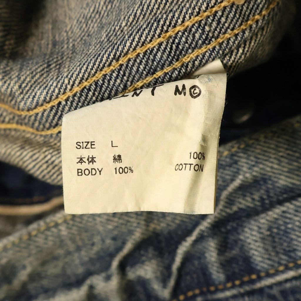 SAINT MICHAEL(セントマイケル) 25SS×BerBerJin DENIM JACKET DAMAGE ベルベルジン ダメージ加工 デニムジャケット インディゴ SM-HR8-0000-C39