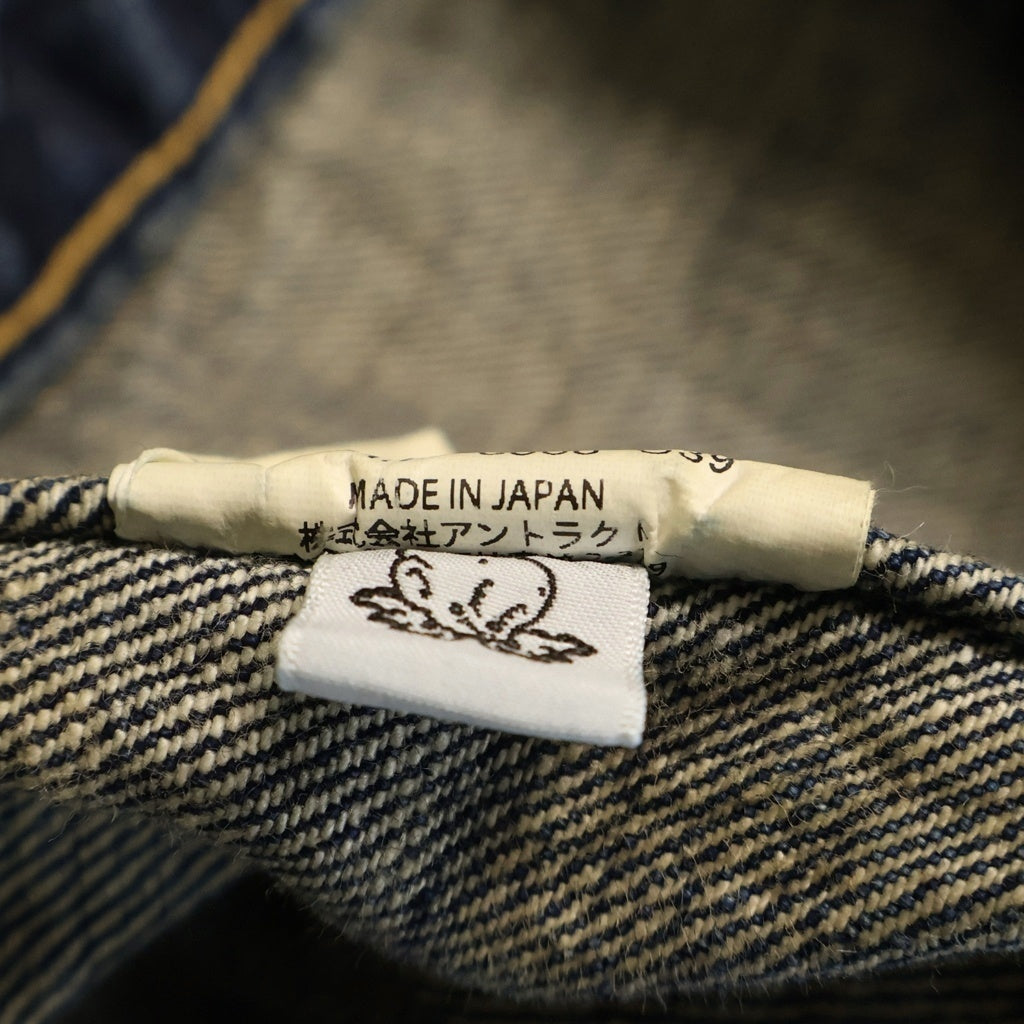 SAINT MICHAEL(セントマイケル) 25SS×BerBerJin DENIM JACKET DAMAGE ベルベルジン ダメージ加工 デニムジャケット インディゴ SM-HR8-0000-C39