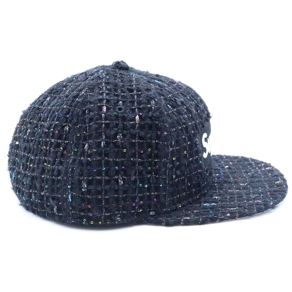 SUPREME(シュプリーム) 25AW ×NEWERA Boucle Box Cap ニューエラ ブークレ ボックスロゴキャップ ブラック