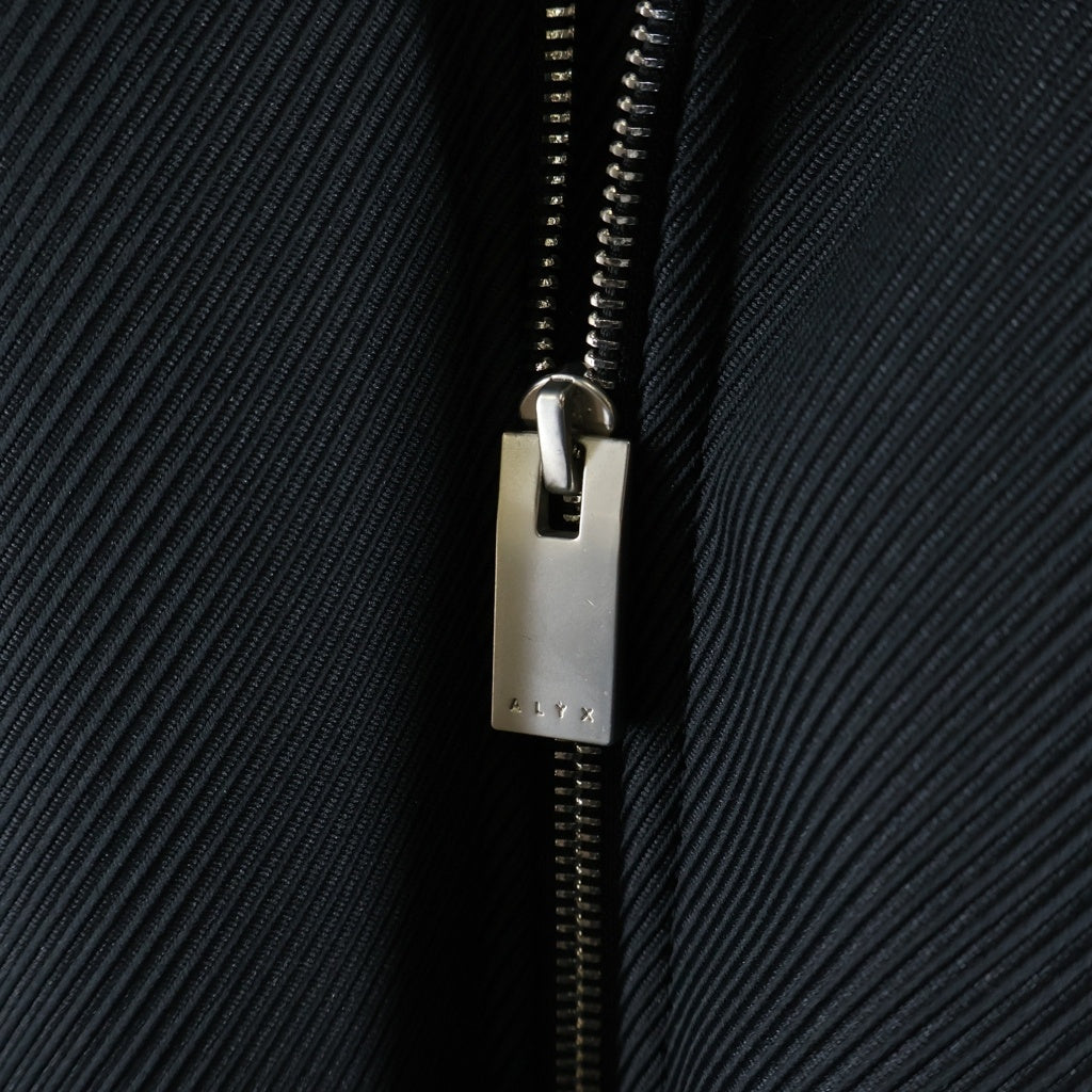 1017 ALYX 9SM(アリクス) 20AW ダブルジップ ベルト付き ロングコート ブラック F20-ALYX-AAM