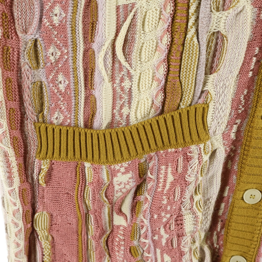 Acne Studios(アクネ ストゥディオズ) 22SS オーバーサイズド ノースリーブ ニットカーディガン ブラウン FN-MN-KNIT000313