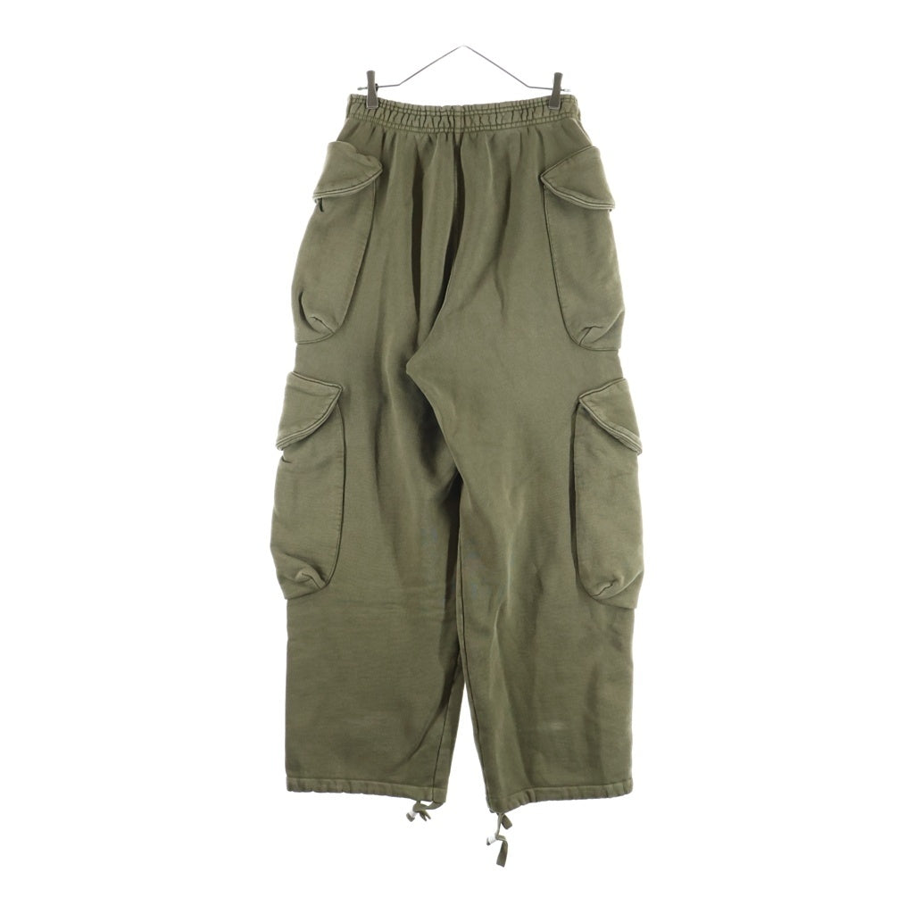 entire studios(エンタイア スタジオ) 24SS HEAVY GOCAR SWEAT PANTS ヘビーカーゴ スウェットパンツ カーキ ES2379 P00130