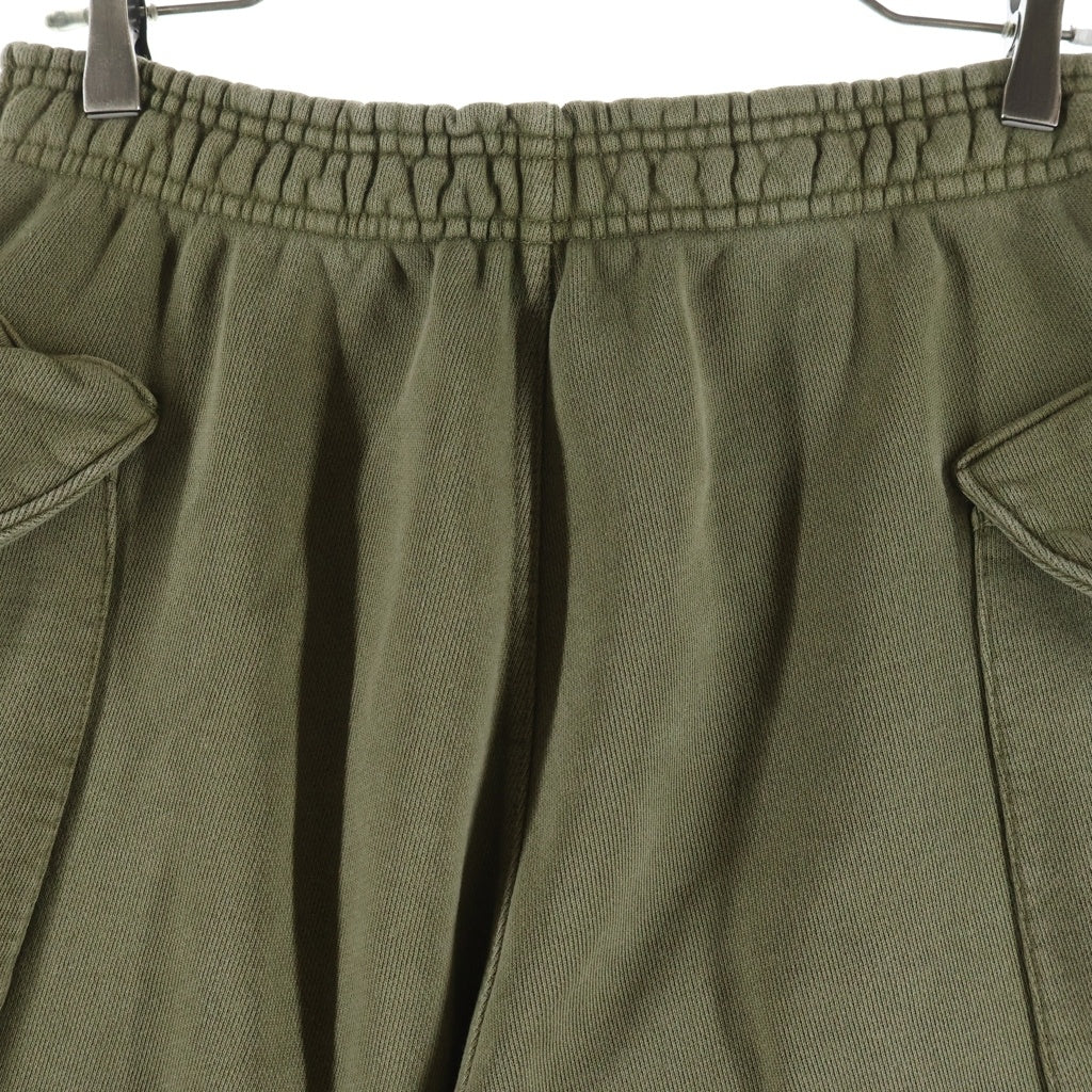 entire studios(エンタイア スタジオ) 24SS HEAVY GOCAR SWEAT PANTS ヘビーカーゴ スウェットパンツ カーキ ES2379 P00130
