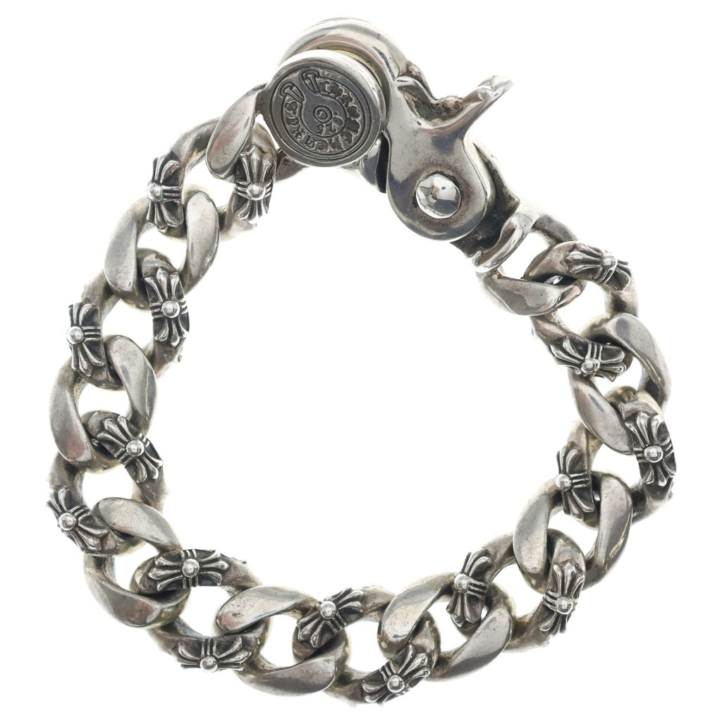 CHROME HEARTS(クロムハーツ) FNCY CHN LNK ファンシーリンククリップブレスレット 15リンク シルバー BCA145