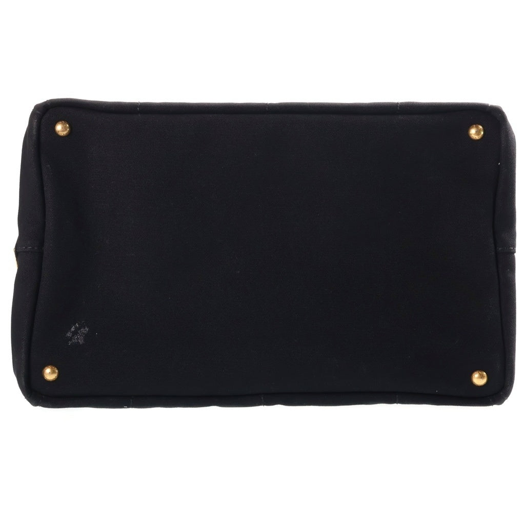 PRADA(プラダ) カナパ キャンバス トートバッグ ハンドバッグ ブラック B1872G レディース