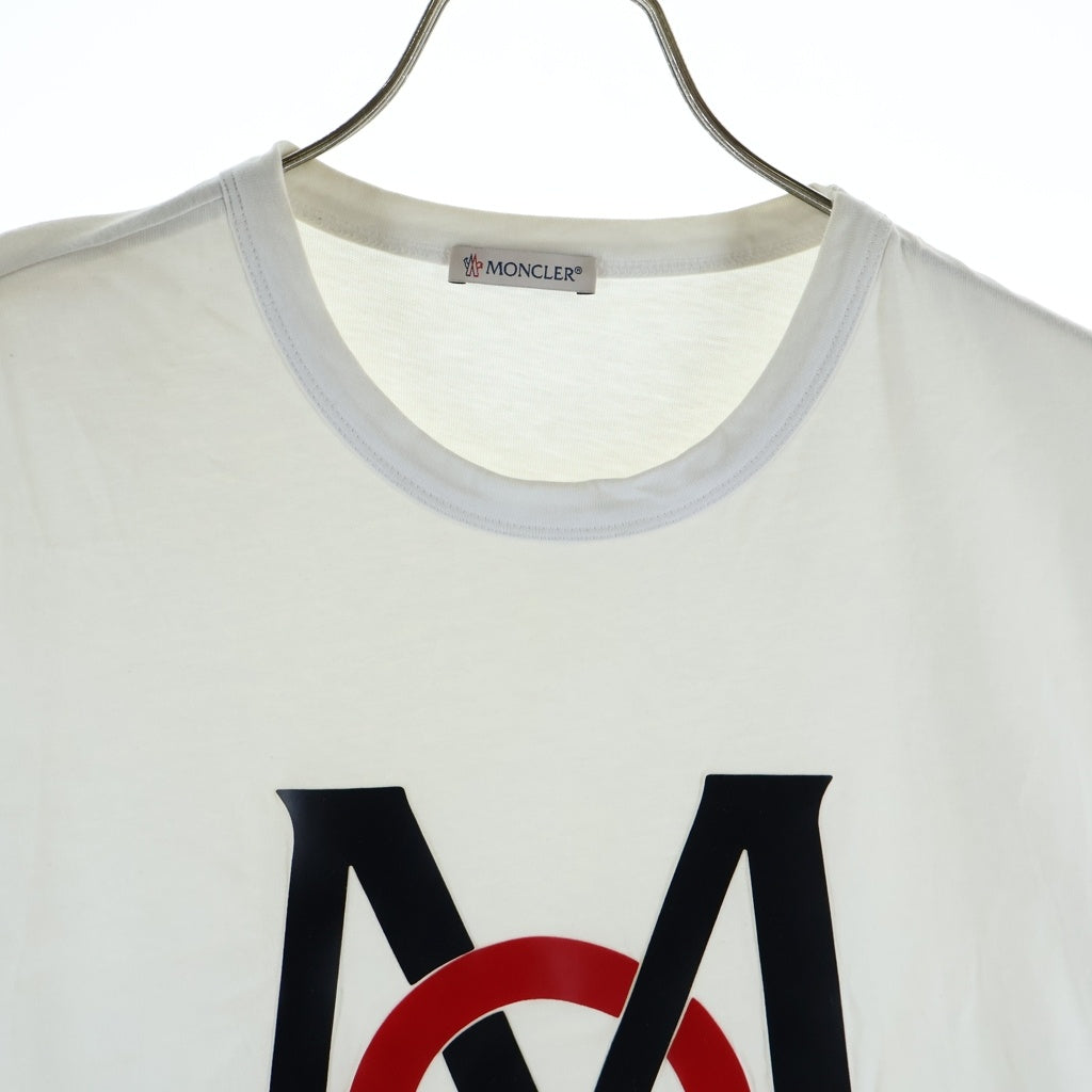 MONCLER(モンクレール) MAGLIA T-SHIRT マグリア ロゴ Tシャツ 半袖カットソー ホワイト G10918C7E120 8390T
