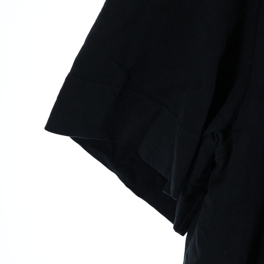 GIVENCHY(ジバンシィ) フロントロゴプリント 半袖Tシャツ カットソー コットン ブラック BM716G3YAC
