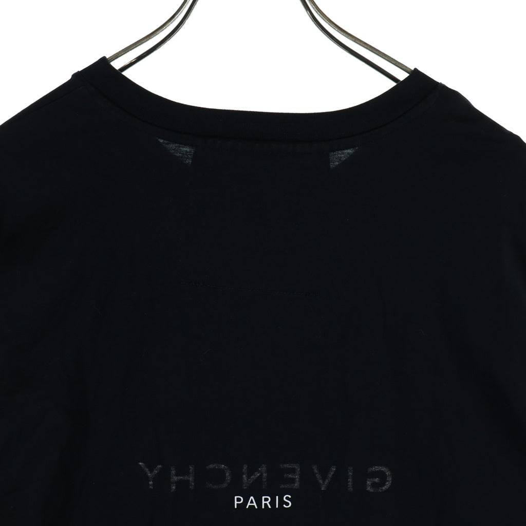 GIVENCHY(ジバンシィ) OVERSIZED FIT T-SHIRT オーバーサイズ 両面ロゴ反転 半袖Tシャツ 半袖カットソー ブラック BM71533Y6B