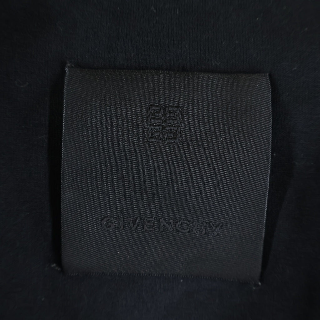 GIVENCHY(ジバンシィ) OVERSIZED FIT T-SHIRT オーバーサイズ 両面ロゴ反転 半袖Tシャツ 半袖カットソー ブラック BM71533Y6B