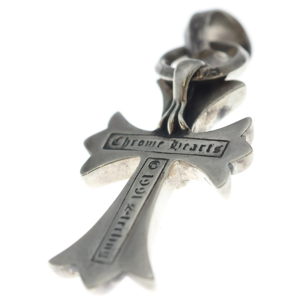 CHROME HEARTS(クロムハーツ) CH CRS SML W/BALE Wベイル スモールCHクロス ペンダントトップ シルバー BCA218