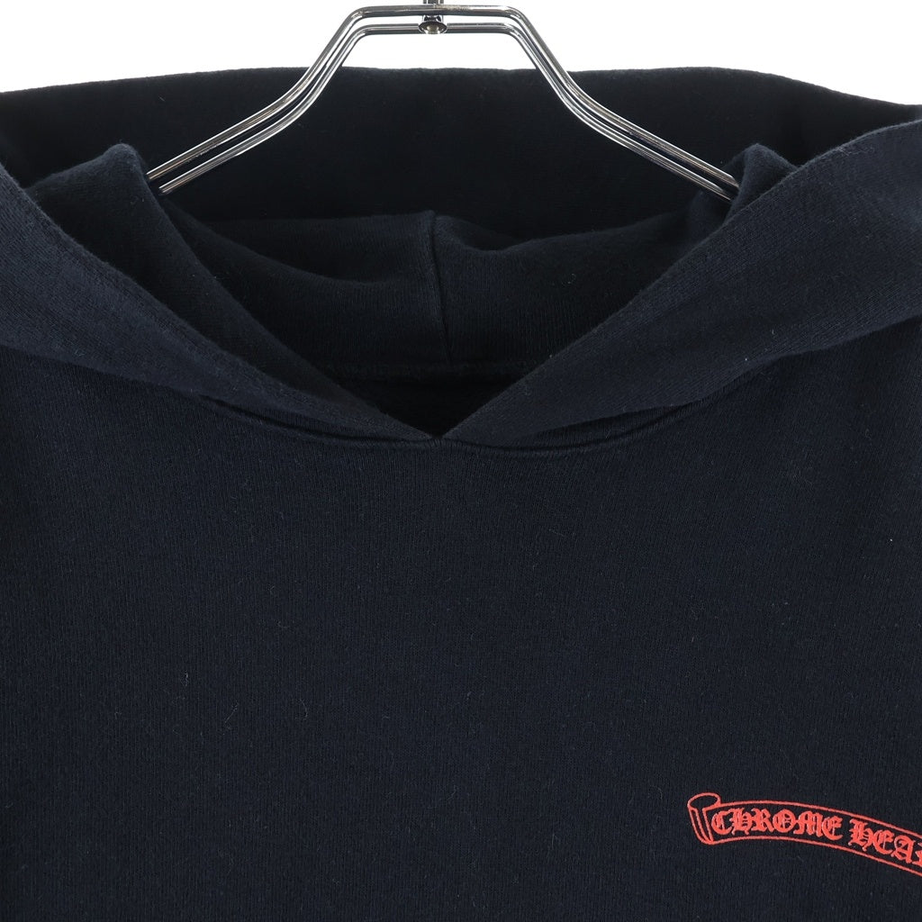 CHROME HEARTS(クロムハーツ) ×MATTY BOY 99 Eyes Chomper SWTSHRT PLVR マッティボーイ 99アイズ 袖フローラル プルオーバーパーカー ブラック