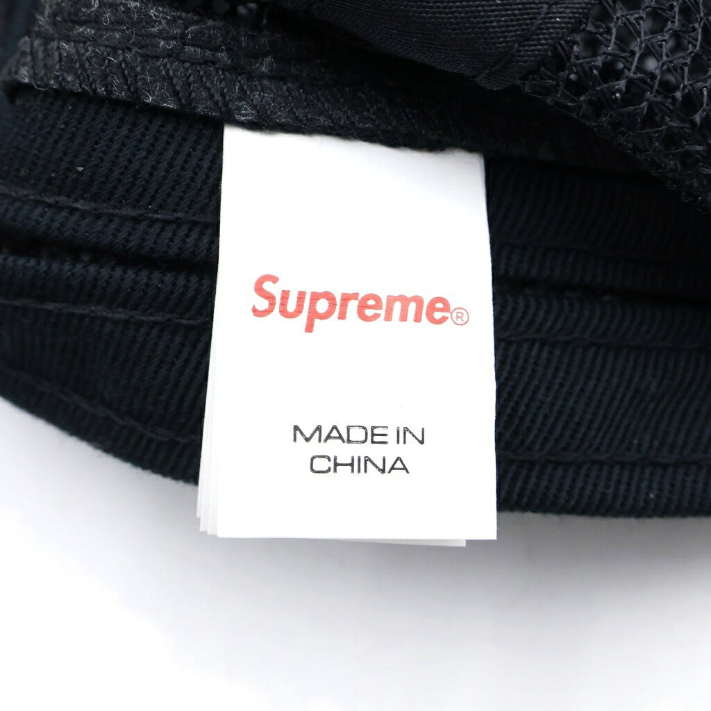 SUPREME(シュプリーム) 25AW×b.b.simon Studded Mesh Back 5-Panel ビービーサイモン スタッズ加工 5パネルキャップ 帽子 ブラック