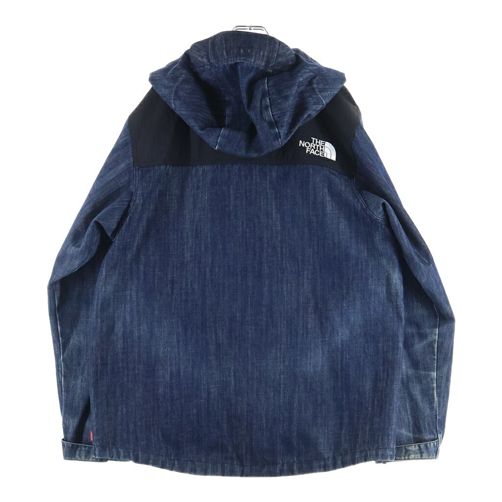 SUPREME(シュプリーム) 15SS×THE NORTH FACE Denim Dot Shot Jacket ザノースフェイス デニム ドットショット マウンテンジャケット インディゴブルー NP01540I