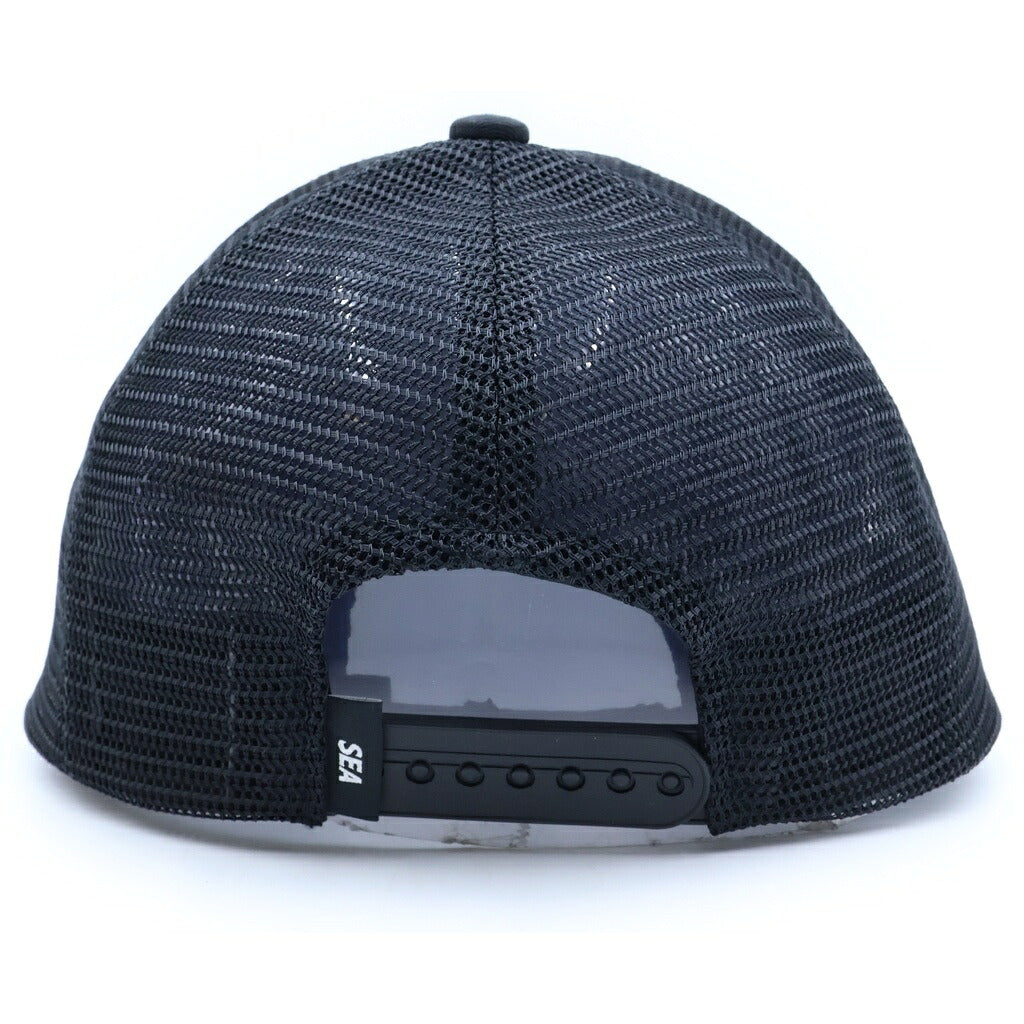 WIND AND SEA(ウィンダンシー) ×NEIGHBORHOOD 22SS C-CAP メッシュキャップ ナイロン ブラック