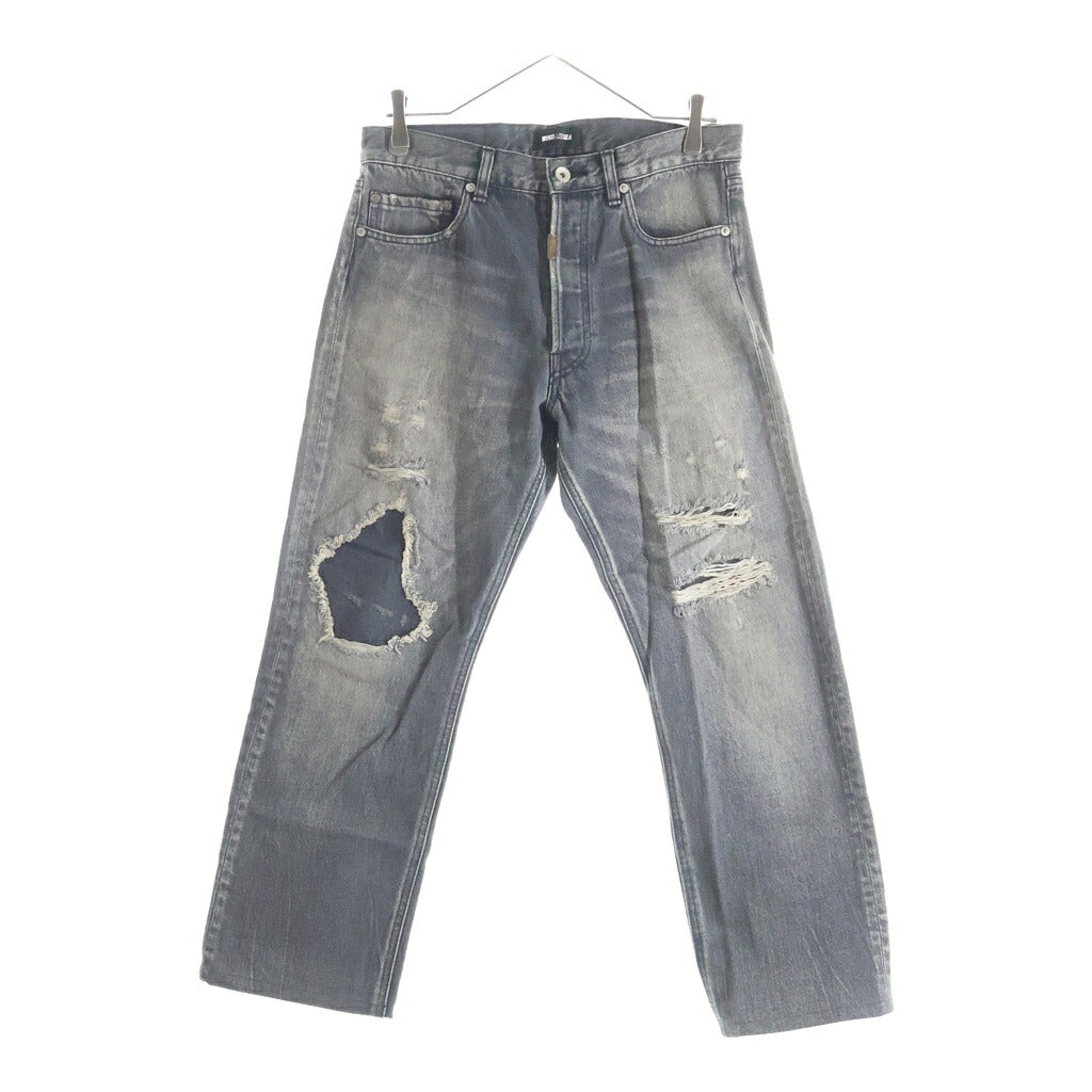 WIND AND SEA(ウィンダンシー) Denim Pants ダメージ加工 デニムパンツ グレー WDS-O-FAL-24-Q1-PT-06