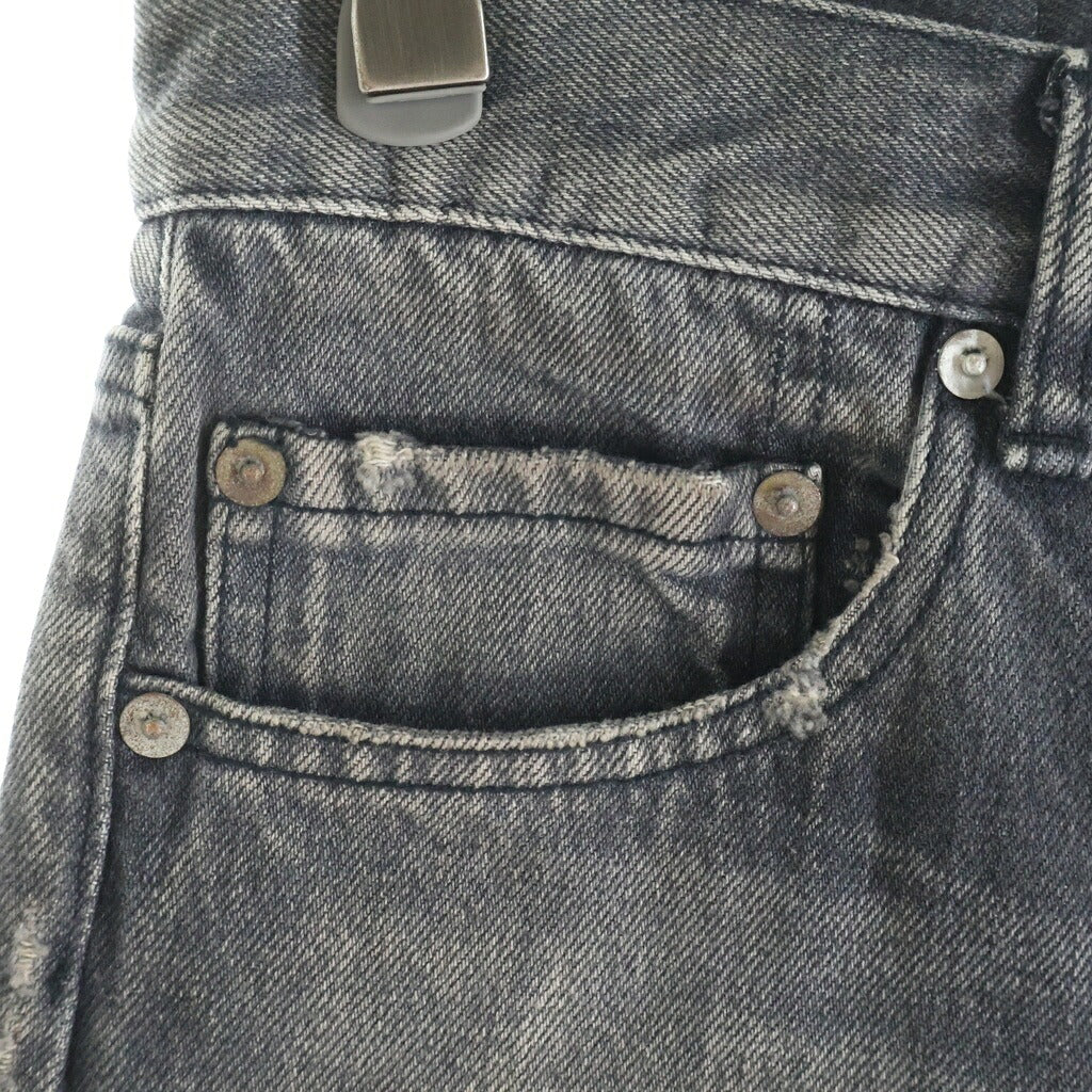 WIND AND SEA(ウィンダンシー) Denim Pants ダメージ加工 デニムパンツ グレー WDS-O-FAL-24-Q1-PT-06