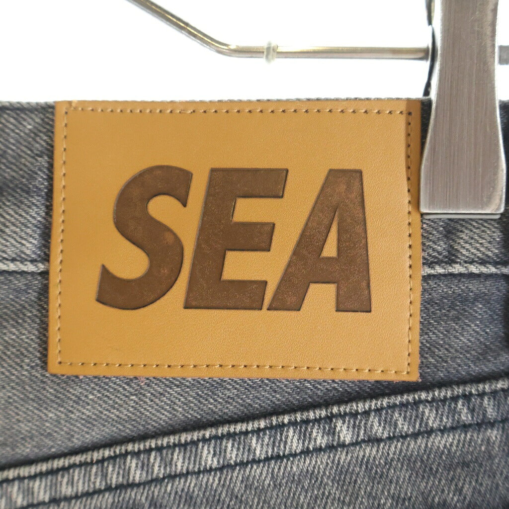 WIND AND SEA(ウィンダンシー) Denim Pants ダメージ加工 デニムパンツ グレー WDS-O-FAL-24-Q1-PT-06