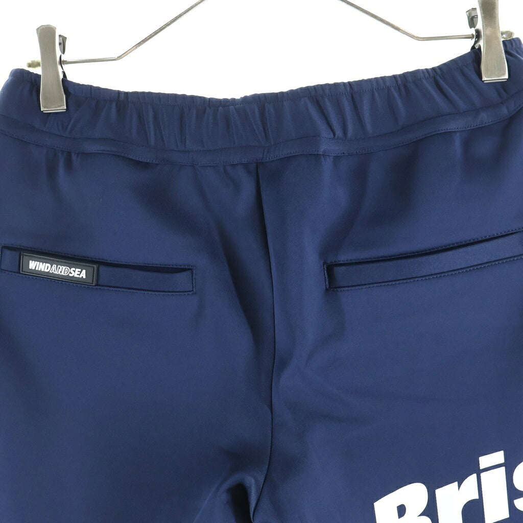 F.C.R.B./F.C.Real Bristol/FCRB(エフシーアールビー/エフシーレアルブリストル) 22SS×WIND AND SEA TECH JERSEY EASY SHORT テック ジャージー イージーショーツ ハーフパンツ ネイビー FCRB-WDS-22S-09