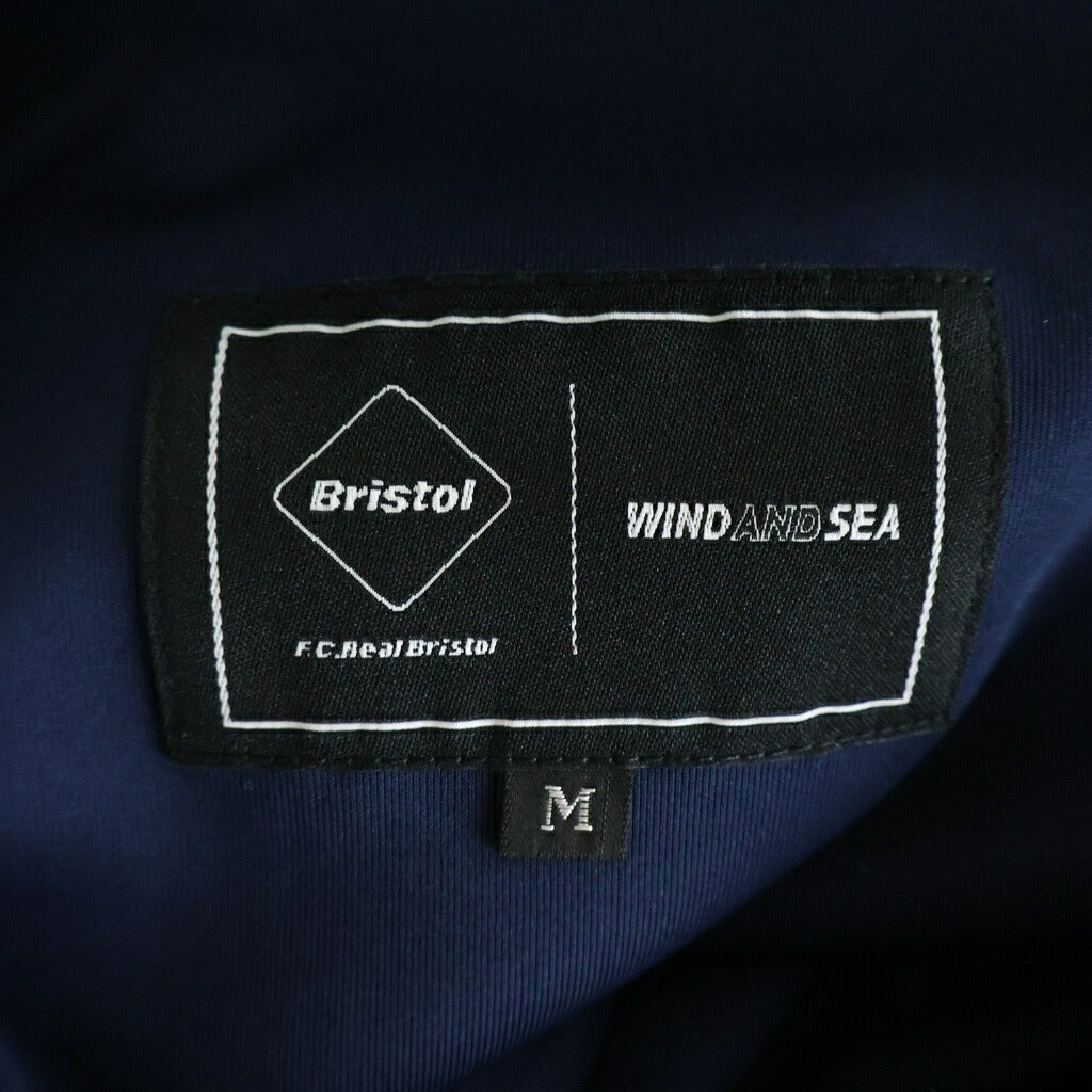 F.C.R.B./F.C.Real Bristol/FCRB(エフシーアールビー/エフシーレアルブリストル) 22SS×WIND AND SEA TECH JERSEY EASY SHORT テック ジャージー イージーショーツ ハーフパンツ ネイビー FCRB-WDS-22S-09