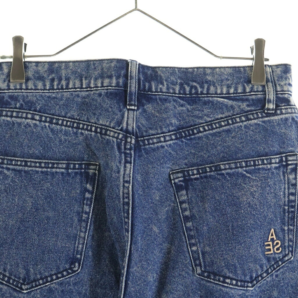 WIND AND SEA(ウィンダンシー) 21SS Mid Rise Wide Tapered Jeans ミッド ライズ テーパード ジーンズ デニムパンツ インディゴ WDS-21S-PT-04