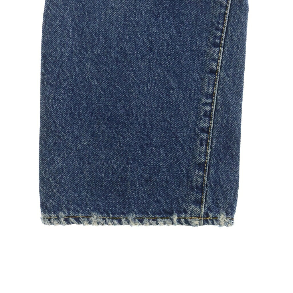 WIND AND SEA(ウィンダンシー) × MINEDENIM L.Straight 5pocket USS マインデニム ダメージ加工 デニムパンツ インディゴ 24MND-WAS002-86-302