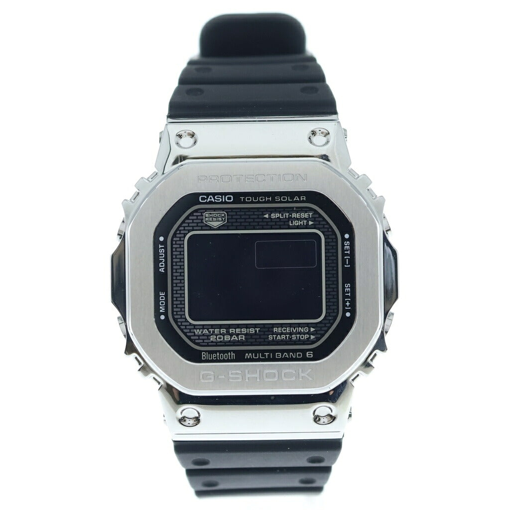 CASIO G-SHOCK(カシオ ジーショック) FULL METAL デジタル 腕時計 スマートフォンリンク メタル ブラック/シルバー GMW-B5000-1JF