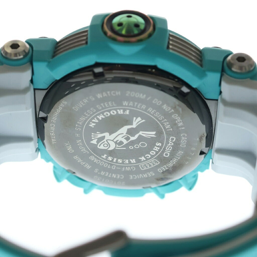 CASIO G-SHOCK(カシオ ジーショック) FROGMAN フロッグマン デジタル 腕時計 ソーラー ブルー GWF-D1000MB
