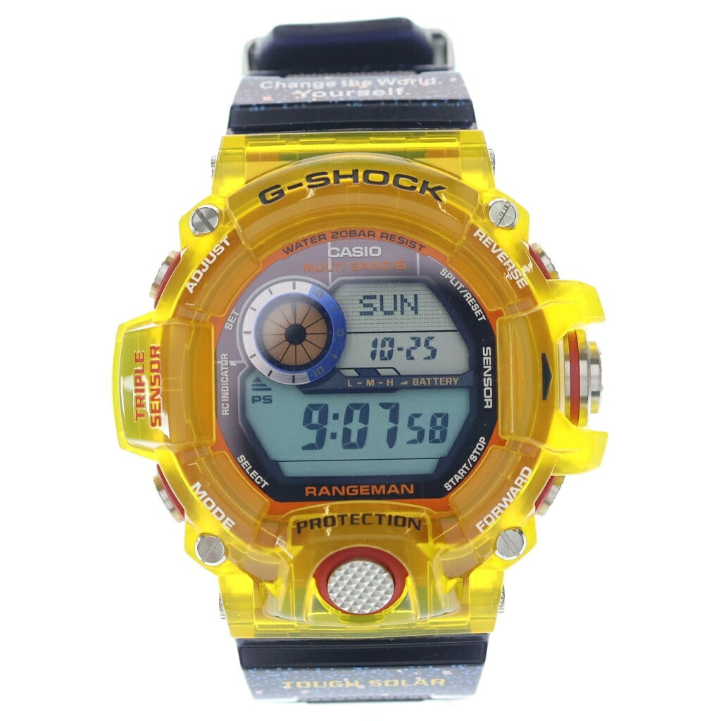 CASIO G-SHOCK(カシオ ジーショック) EARTHWATCH RANGEMAN アースウォッチ レンジマン デジタル 腕時計 ソーラー イエロー/ブルー GW9403KJ