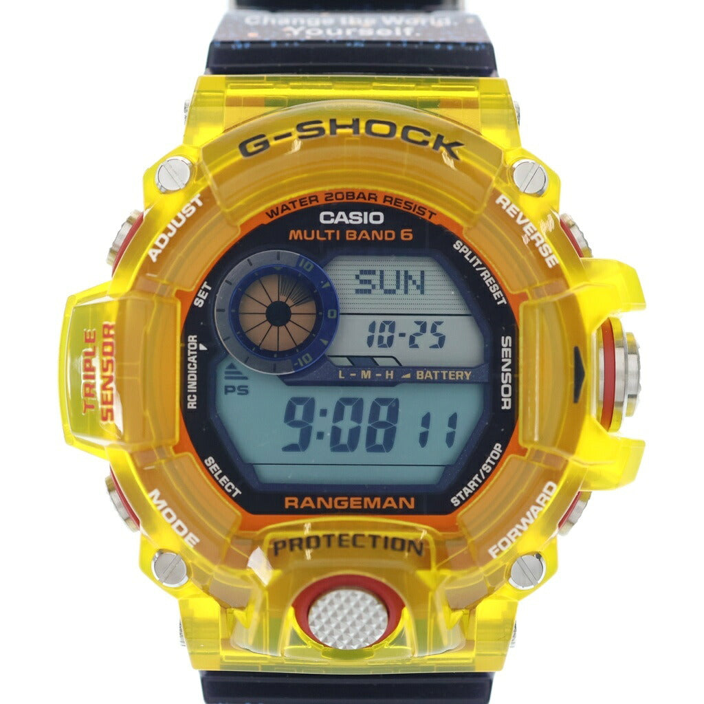 CASIO G-SHOCK(カシオ ジーショック) EARTHWATCH RANGEMAN アースウォッチ レンジマン デジタル 腕時計 ソーラー イエロー/ブルー GW9403KJ