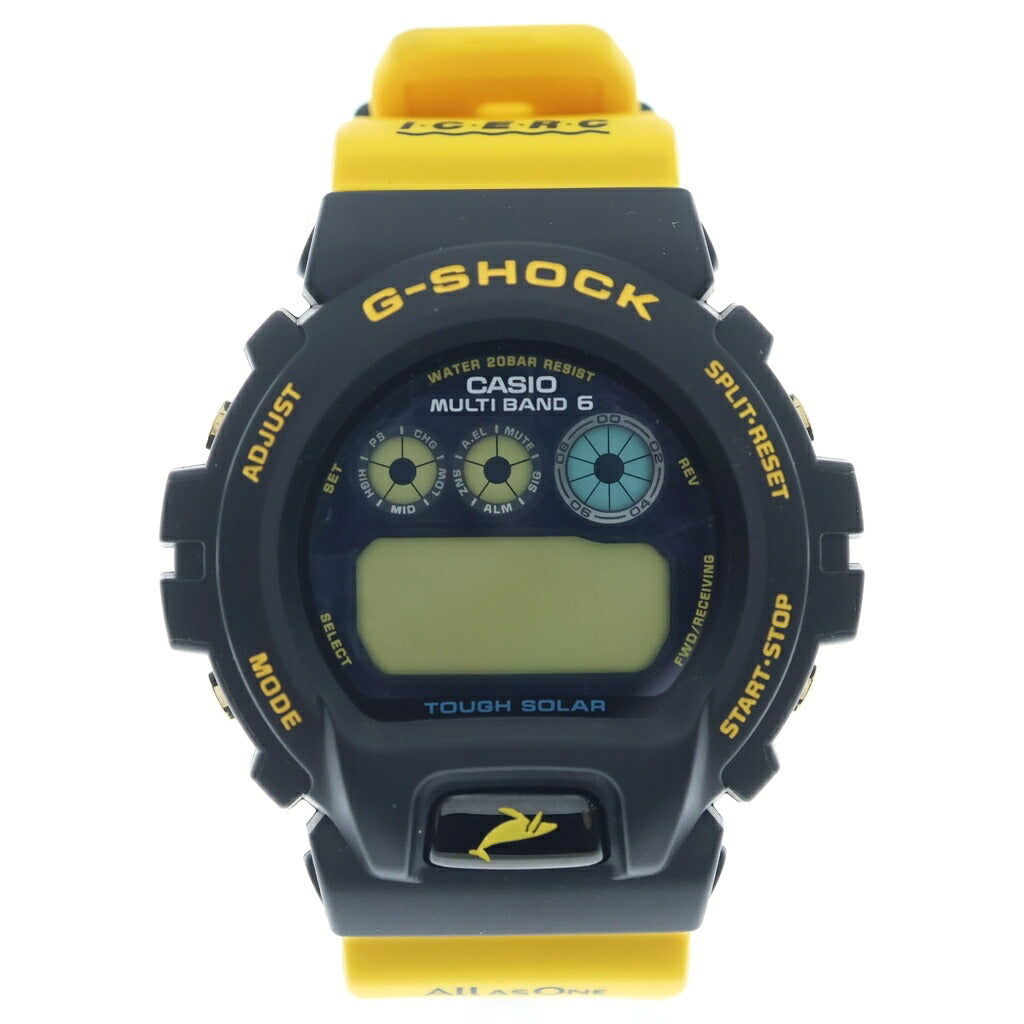 CASIO G-SHOCK(カシオ ジーショック) Love The Sea And Earth イルカクジラ デジタル 腕時計 タフソーラー ブラック/イエロー GW-6902K
