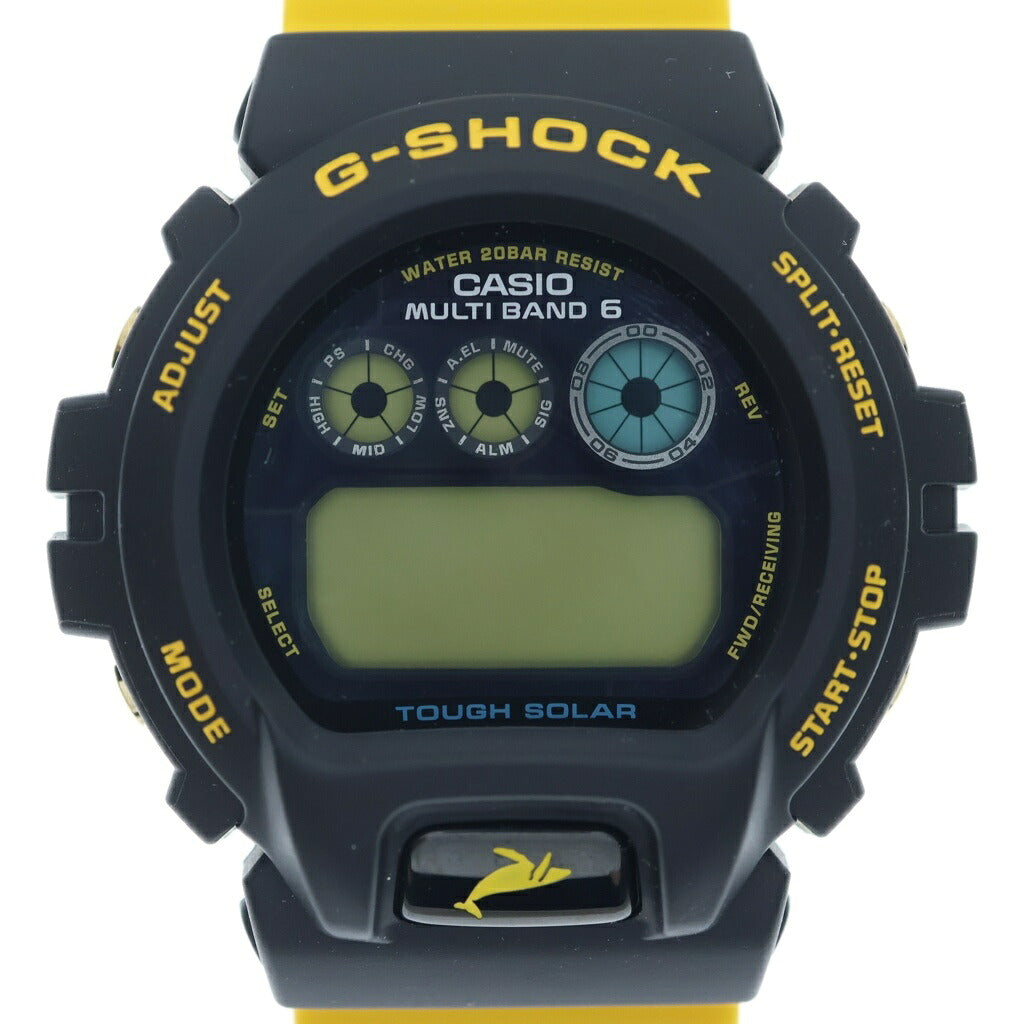 CASIO G-SHOCK(カシオ ジーショック) Love The Sea And Earth イルカクジラ デジタル 腕時計 タフソーラー ブラック/イエロー GW-6902K
