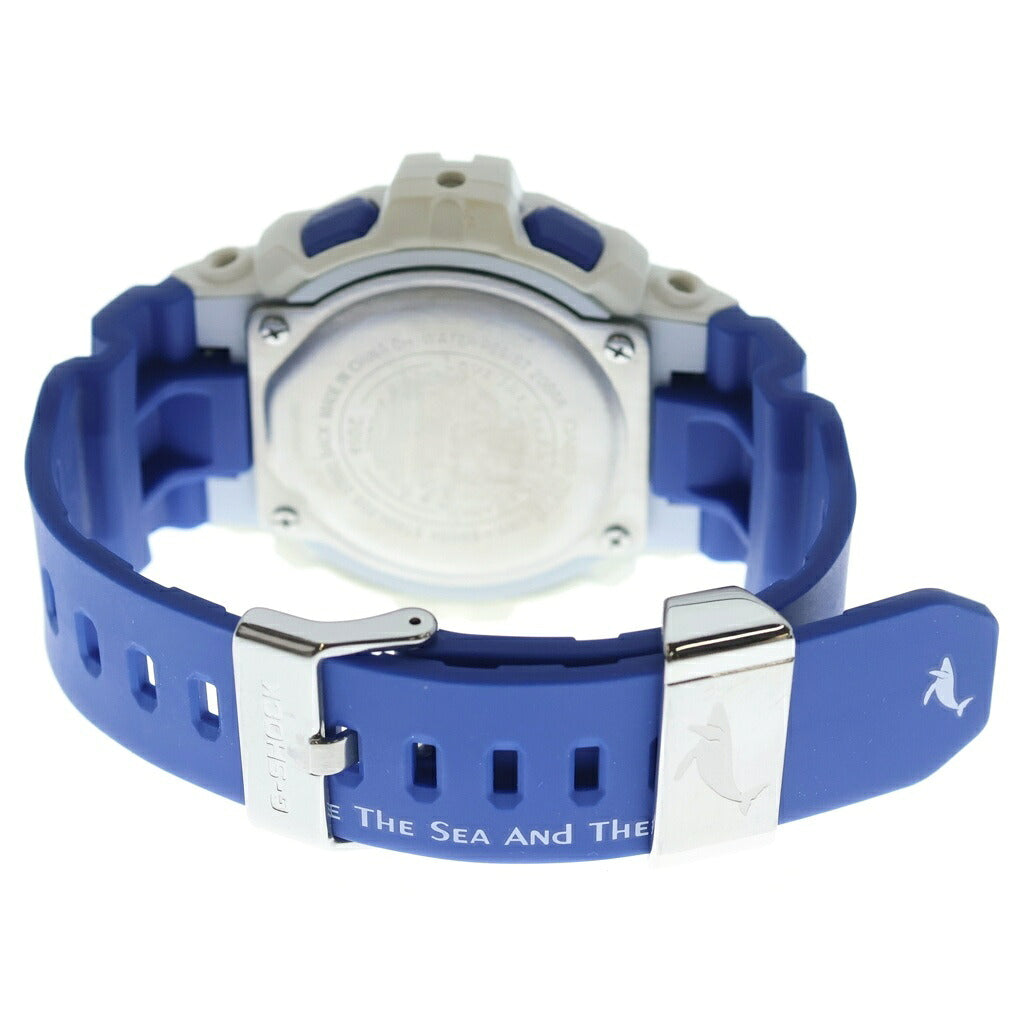 CASIO G-SHOCK(カシオ ジーショック) Love The Sea And Earth イルカクジラ デジタル 腕時計 タフソーラー ホワイト GWX-8903K