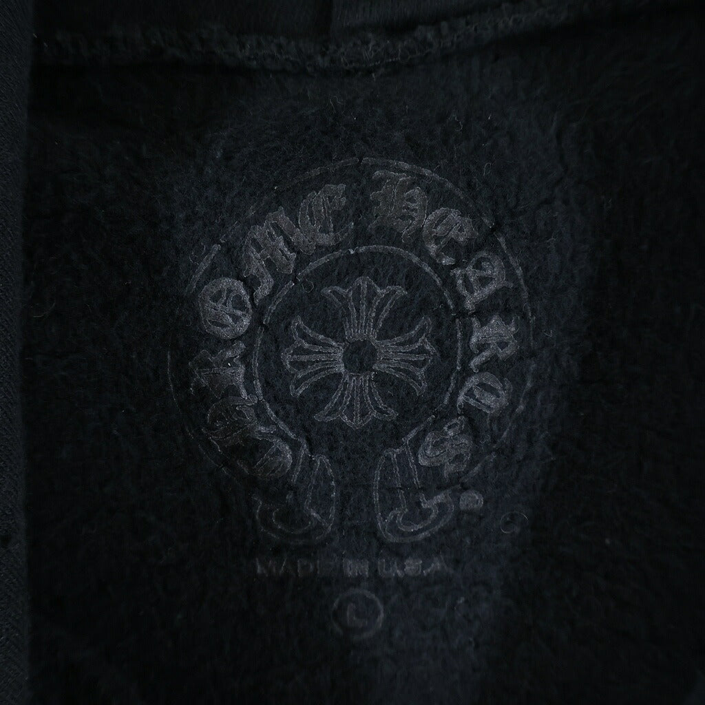 CHROME HEARTS(クロムハーツ) AMERICAN FLAG HOODED SWEAT アメリカンフラッグ プルオーバー パーカー ブラック
