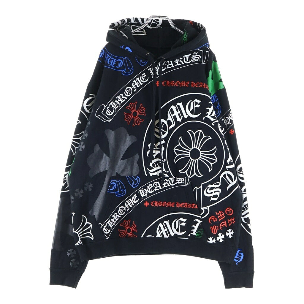 CHROME HEARTS(クロムハーツ) STENCIL HOODIE ステンシルプリント総柄プルオーバーパーカー