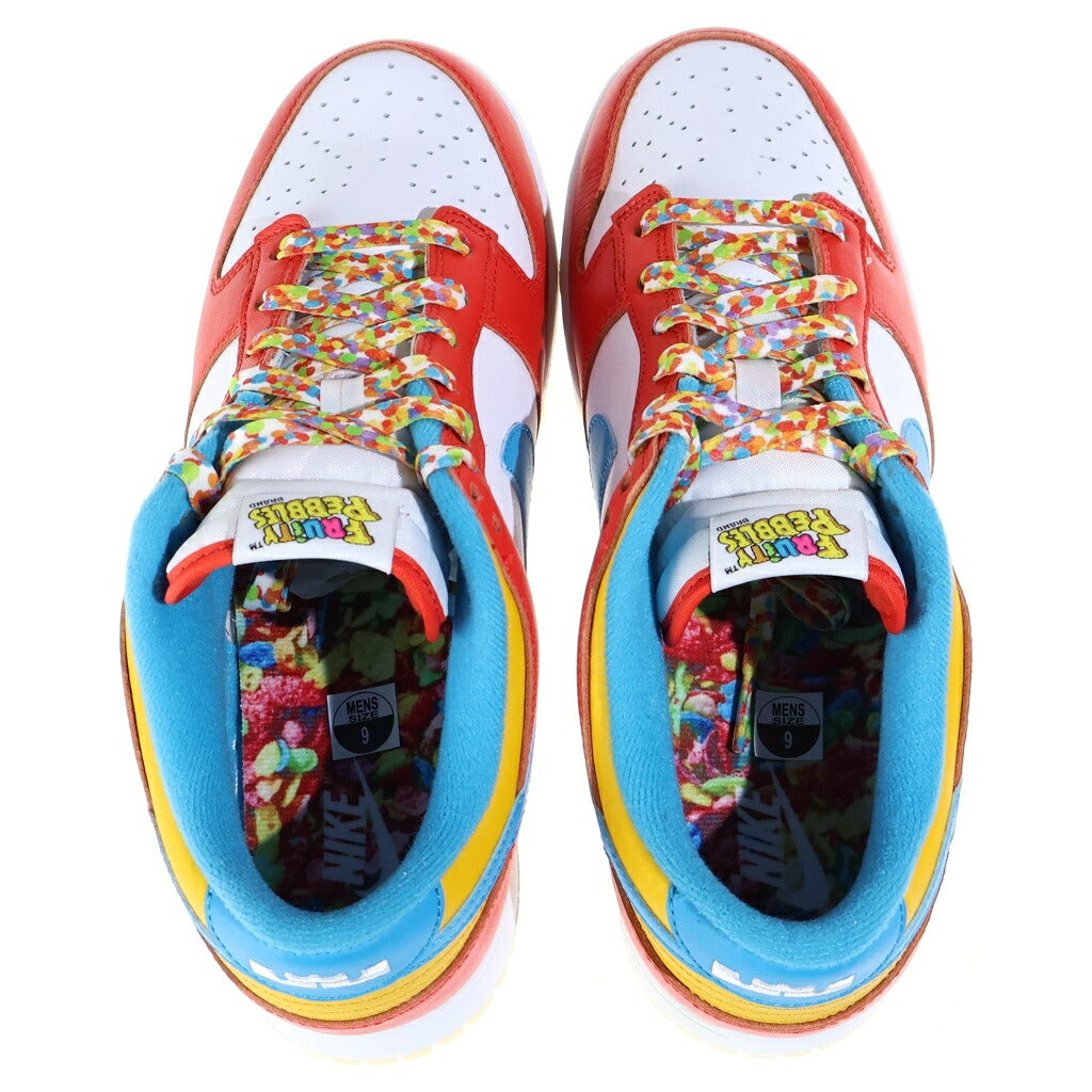 NIKE(ナイキ) ×FRUiTY PEBBLES DUNK LOW QS フルーティ ペブルス ダンク ローカットスニーカー マルチカラー US9/27cm DH8009-600