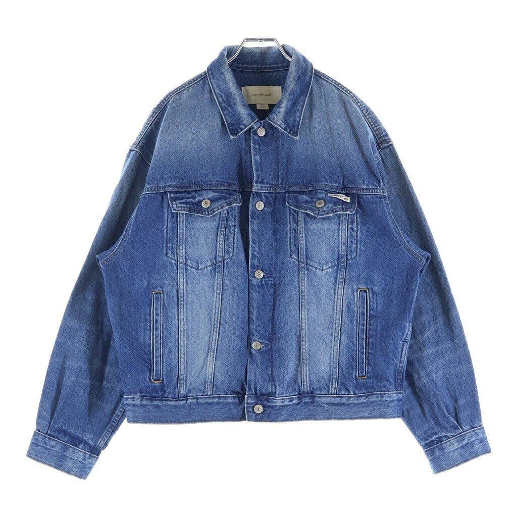 Calvin Klein(カルバンクライン) 25SS 90's Wash Denim Jacket ウォッシュ加工 デニムジャケット インディゴ 4RB798G