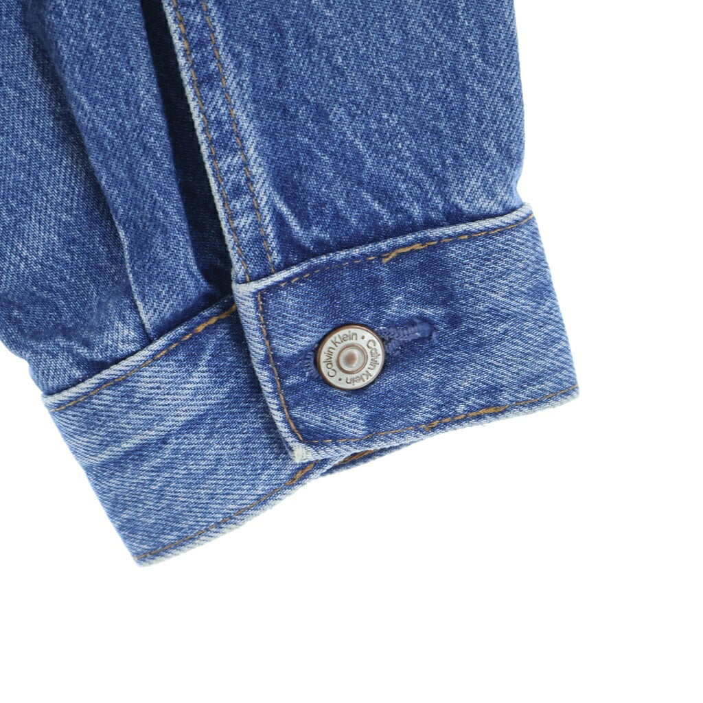 Calvin Klein(カルバンクライン) 25SS 90's Wash Denim Jacket ウォッシュ加工 デニムジャケット インディゴ 4RB798G