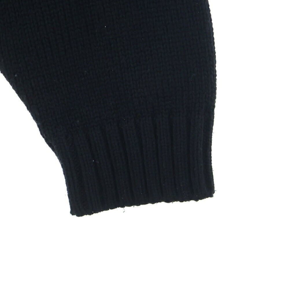 WTAPS(ダブルタップス) 24AW WTAPS SIGN SWEATER 天竺編み クルーネックニット セーター ブラック 242MADT-KNM04