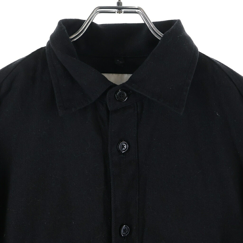 WTAPS(ダブルタップス) 22AW WTAPS WCPO 02 LS / COTTON. TWILL ダブルポケット 長袖シャツ ブラック 222WVDT-SHM05