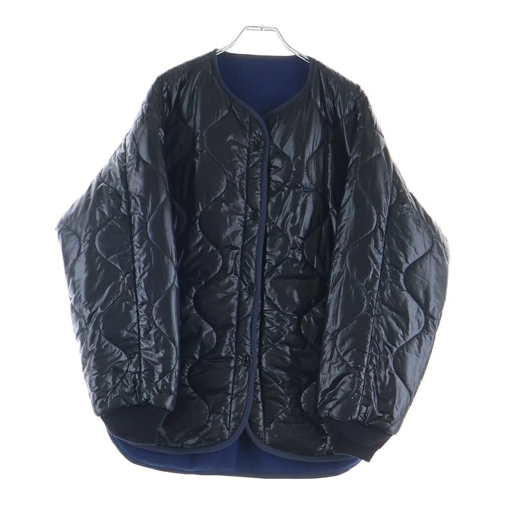 DESCENDANT(ディセンダント) ASMIL NYLON JACKET CLIMASHIELD クライマーシールド リバーシブル カーディガン フリースジャケット ネイビー
