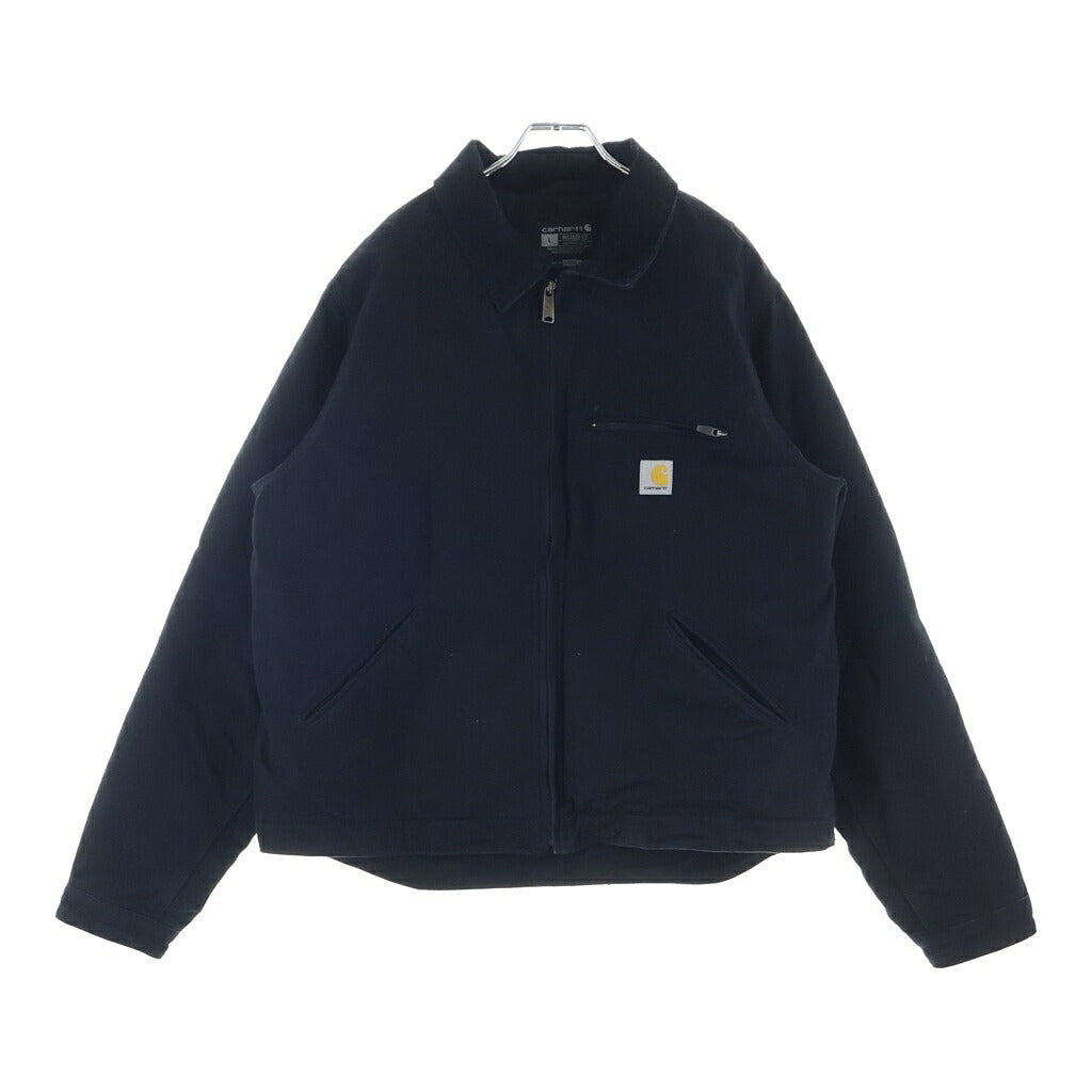 CARHARTT(カーハート) RELAXED FIT DUCK BLANKET-LINED DETROIT JACKET リラックスドフィット ダック 裏地ブランケット デトロイトジャケット ブラック 0J3828-M