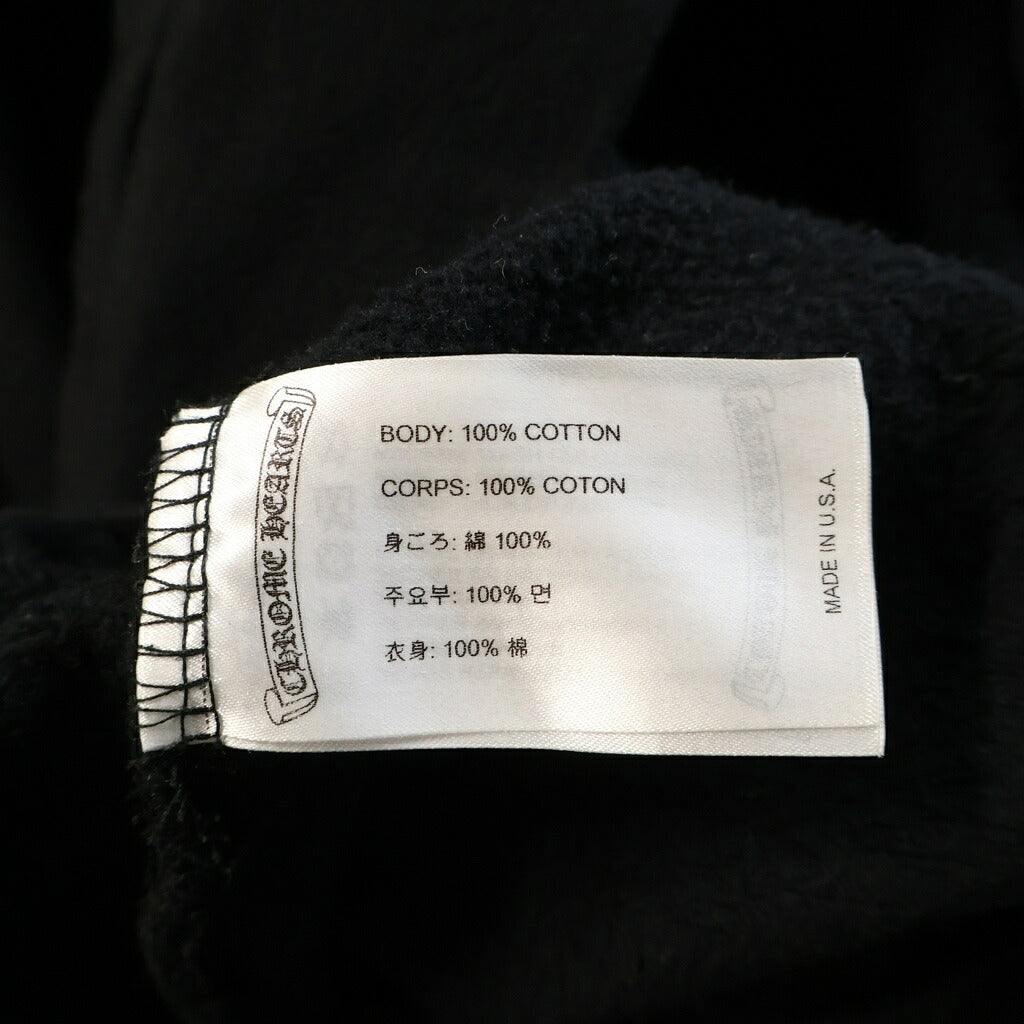 CHROME HEARTS(クロムハーツ) WWW.CHROMEHEARTS.COM HOODIE オンライン限定ホースシューバックプリント プルオーバーパーカー ブラック/レッド