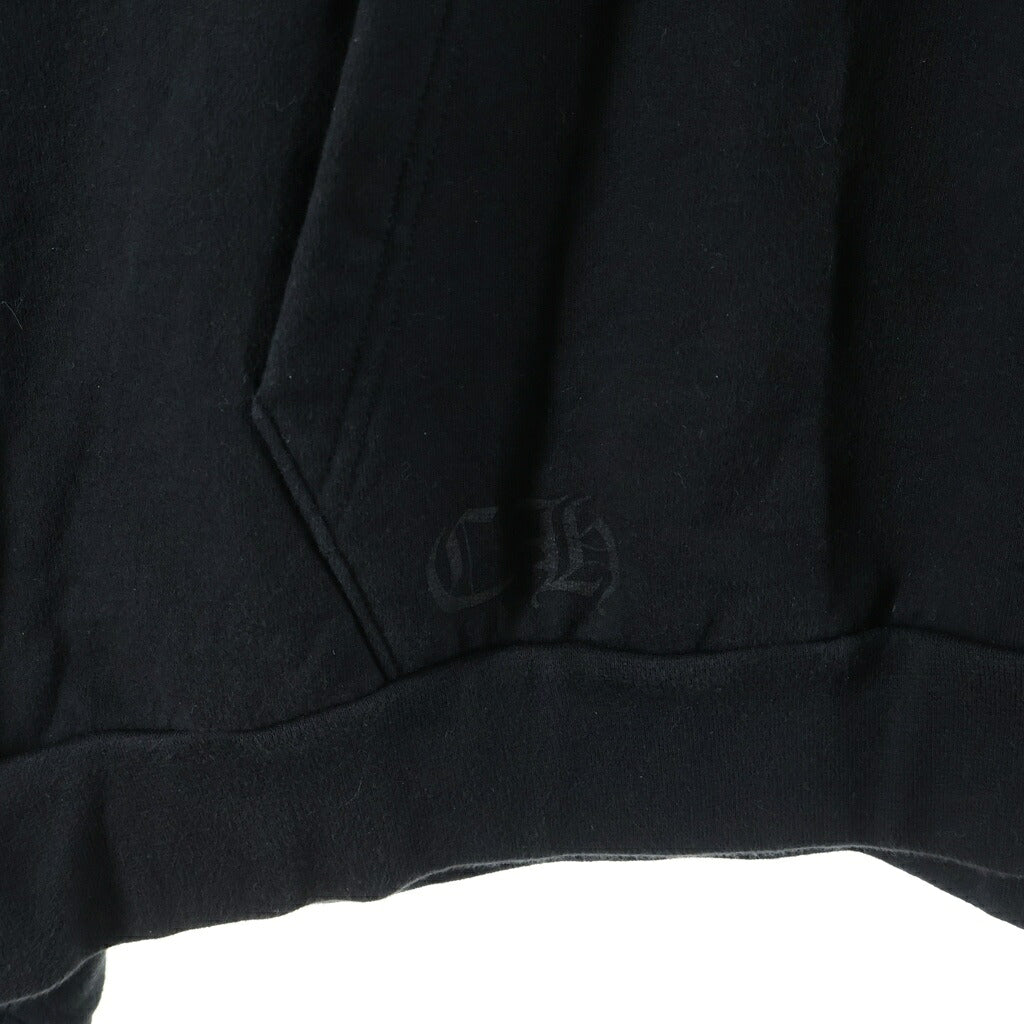 CHROME HEARTS(クロムハーツ) WWW.CHROMEHEARTS.COM HOODIE オンライン限定ホースシューバックプリント プルオーバーパーカー ブラック/レッド