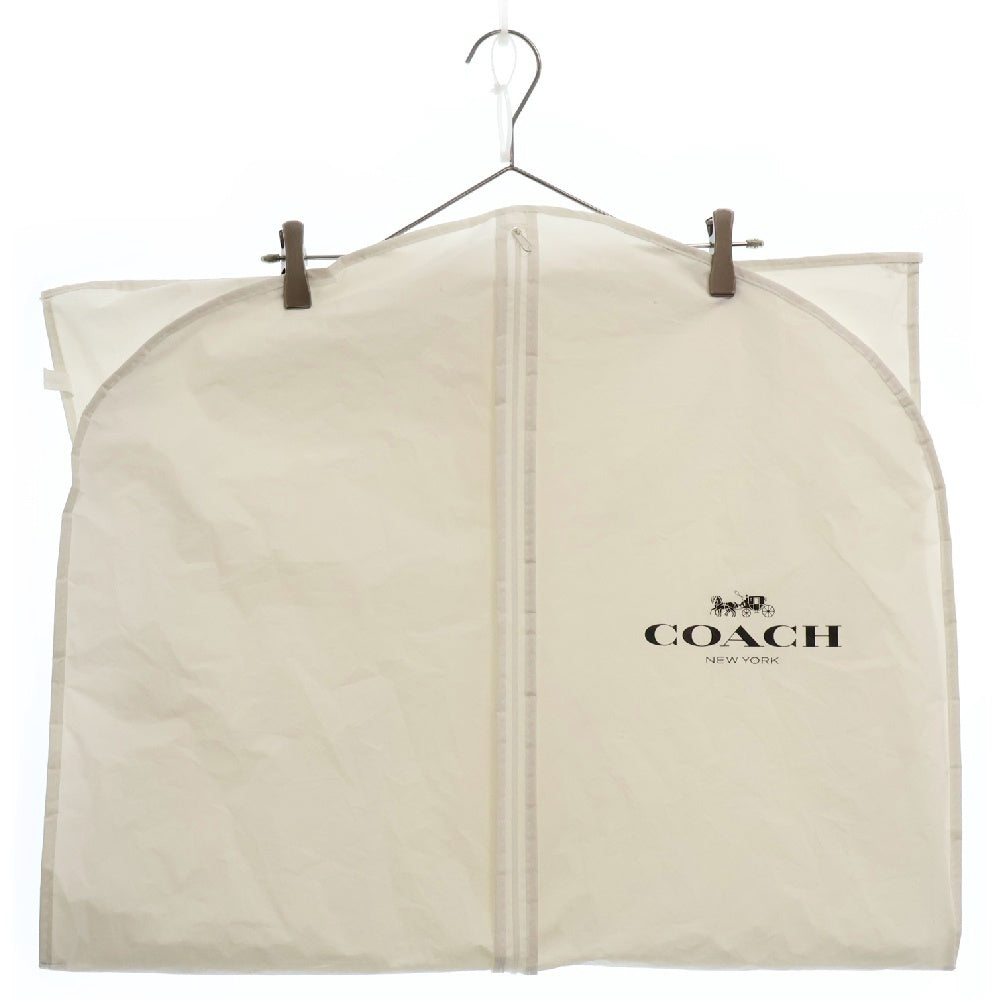 COACH(コーチ) フラワー総柄 ジップアップ フーデッド ナイロン マウンテンパーカー ジャケット ブラック/レッド F26812