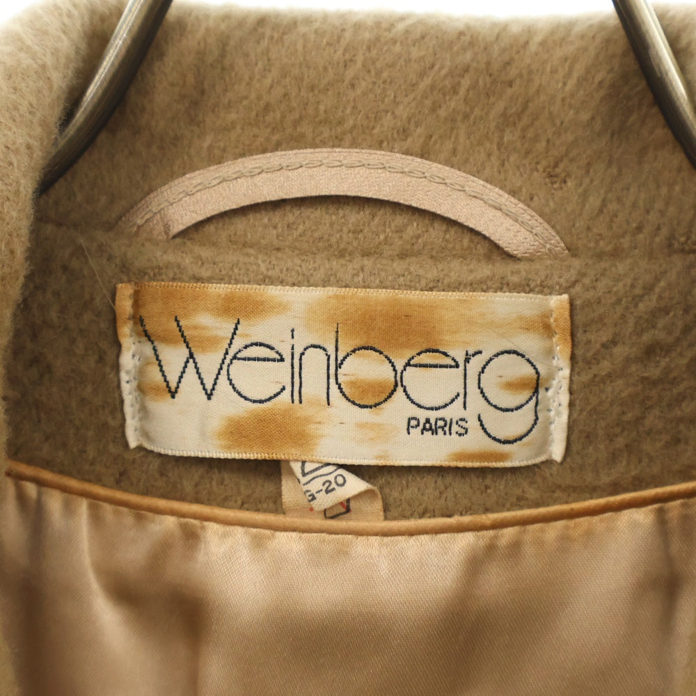 WEINBERG(ワインバーグ) ヴィンテージ チェスターコート カシミア レディース ベージュ